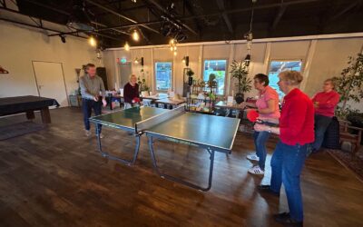 Tafeltennis voor senioren bij “Deelcafé De Buuf”